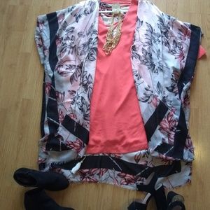 Gorgeous orange BeBe dress